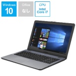 VivoBook 15 m[gp\R ڰ X542UN-8550 [15.6^ /Windows10 Home /intel Core i7 /F16GB /HDDF1TB /SSDF256GB /2018N6f]