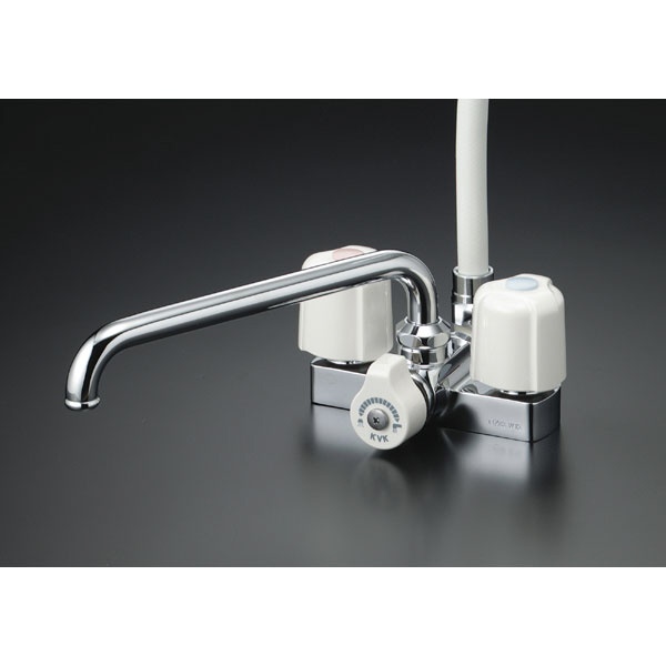 KVK サーモスタット式シャワー混合水栓 300mmパイプ付 KF800WTR3 浴室、浴槽、洗面所