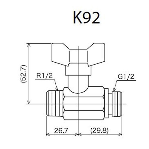 KVK ケーブイケー ボールバルブ20 K155-20 - 4