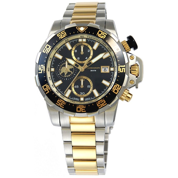 メンズ腕時計 クロノグラフ HW922GD ゴールド [並行輸入品