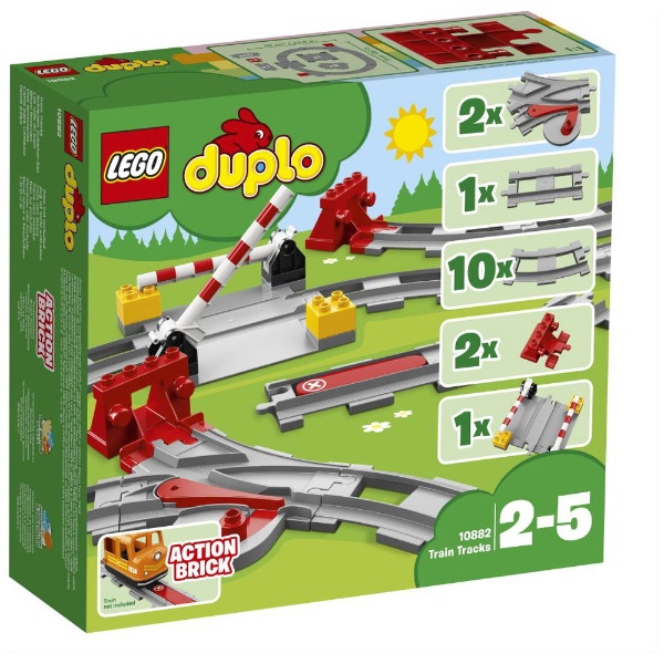 LEGO（レゴ） 10882 デュプロ あそびが広がる！踏切レールセット