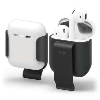 AirPodspP[X CarryingClip for AirPods ubN EL_APDCSPCCL_BK