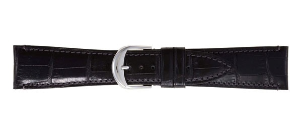 NEW売り切れる前に☆ 時計バンド エルセ-Fコレクション 牛革型押し SK008AW ブラック 公式 24-20mm