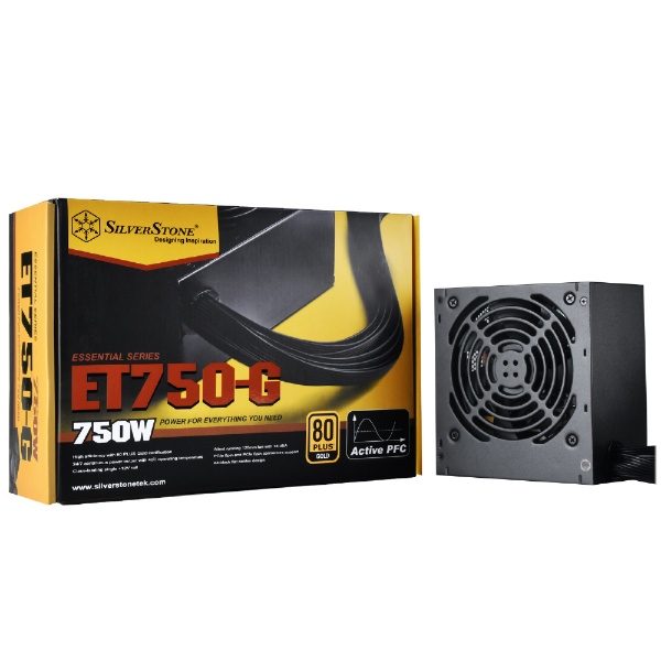 PC電源 ET750-G ブラック SST-ET750-G [750W /ATX /Gold] SilverStone｜シルバーストーン 通販 |  ビックカメラ.com