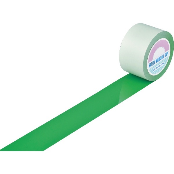 緑十字 ガードテープ（ラインテープ） 緑 ７５ｍｍ幅×２０ｍ 屋内用 日本緑十字｜JAPAN GREEN CROSS 通販