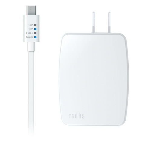 ĶûŤLEDǳǧǤQuick Charge2.0б֥ľ륿 micro USBб ۥ磻 RK-ADA33W [1ݡ /Quick Chargeб]