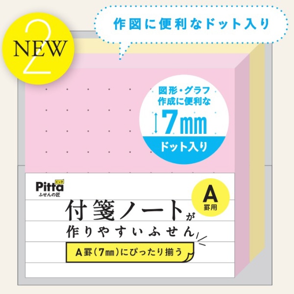 付箋ノートが作りやすいふせん A罫用 ドット（100枚×2冊） C-FNF-11 クラスタージャパン｜Cluster Japan 通販 |  ビックカメラ.com