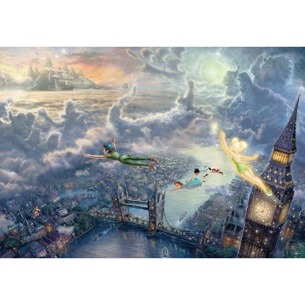 ジグソーパズル D-1000-031 ディズニー Tinker Bell and Peter Pan Fly 