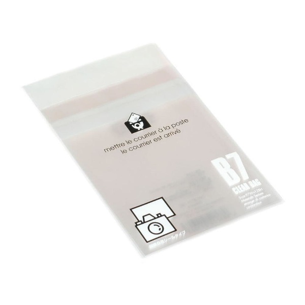 EDC クリアバッグ 透明OPP袋 粘着テープ付 (B7／L判・20枚入) OPP-B7-01 エトランジェ｜etranger 通販 |  ビックカメラ.com