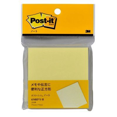 ビックカメラ.com - ノート再生紙スタンダードシリーズ Post-it(ポスト・イット) イエロー 654RP-Y-H