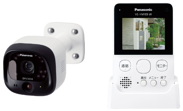 モニター付き屋外カメラ VS-HC105-W ホワイト パナソニック｜Panasonic 通販