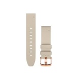 QuickFitoh 20mm Beige/RGold Leather 010-12739-68