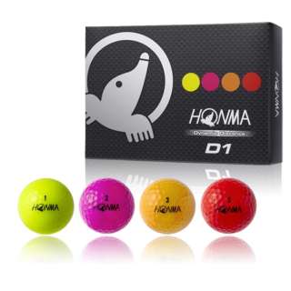 ゴルフボール D1 イエロー ピンク オレンジ レッド Honma D1 12球 1ダース ディスタンス系 オウンネーム非対応 本間ゴルフ Honma Golf 通販 ビックカメラ Com
