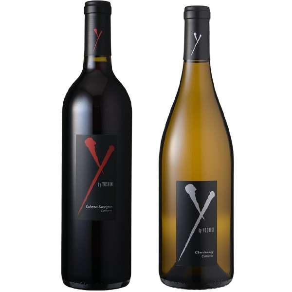 [YOSHIKIプロデュースワイン] Y by Yoshiki (ワイ･バイ･ヨシキ) カリフォルニア赤･白セット 750ml 2本【ワインセット】 ワインセット 通販 | ビック酒販