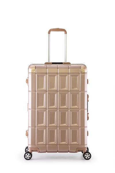 スーツケース ハードキャリー 95L PANTHEON(パンテオン) ピンクゴールド PTR-3300-28 [TSAロック搭載]