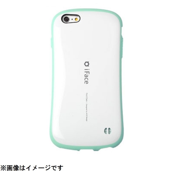 iPhone 6s／6用 iFace First Class Pastel ケース ホワイト/ミント