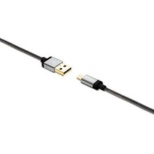 坚韧的高耐力micro USB电缆1.2m 64706银[1.2m]