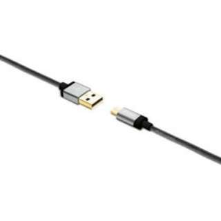 坚韧的高耐力micro USB电缆1.2m 64706银[1.2m]_1