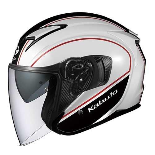 EXCEED オープンフェイスヘルメット パールホワイト Mサイズ(57-58cm