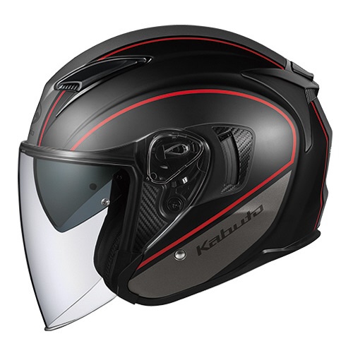 EXCEED オープンフェイスヘルメット フラットブラック Mサイズ(57-58cm 