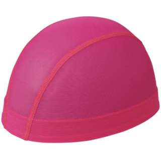 男女兼用游泳帽网丝盖子(L码/63:荧光粉红)85BA900