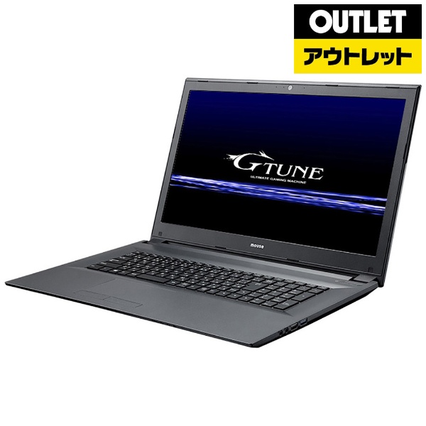 【アウトレット品】 17.3型ゲーミングノートPC[Win10 Home・Core  i7・SSD128GB・HDD1TB・メモリ8GB・GTX1050Ti]　BCGN7I77HQM8S1H1G15T 【数量限定品】