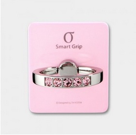 〔スマホリング〕Smart 70％OFFアウトレット Grip Grand 最新号掲載アイテム Ring Pink