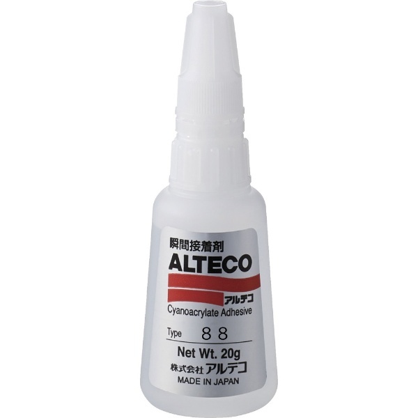 アルテコ 工業用 瞬間接着剤 ８８ ２０ｇ （難接着樹脂用） アルテコ｜ALTECO 通販