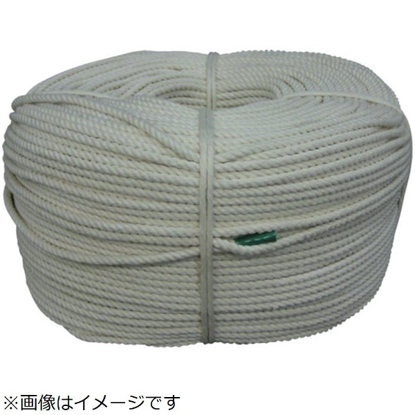 ユタカメイク ロープ 綿ロープ巻物 ８φ×２００ｍ ユタカメイク｜YUTAKA