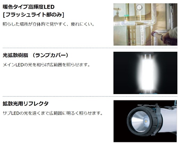 ML806Y 懐中電灯 [LED /充電式] マキタ｜Makita 通販 | ビックカメラ.com