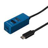 UH-C3123 USBハブ ブルー [バスパワー /3ポート /USB 3.1 Gen1対応]