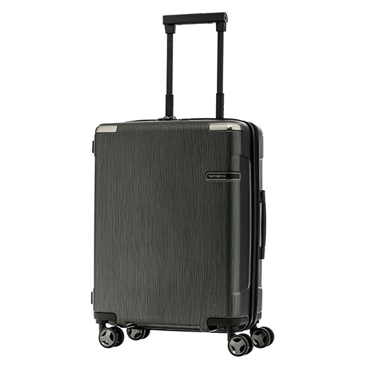 スーツケース 36L Evoa（エヴォア） ブラッシュトブラック DC0-89003 [TSAロック搭載]