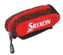 予約販売品 ボールポーチ SRIXON お洒落 スリクソン GGF-B2508 レッド L12.5×H4.5×W4.5cm