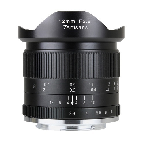 カメラレンズ 12mm F2.8 7Artisans ブラック [FUJIFILM X /単焦点レンズ] 七工匠｜7artisans 通販 