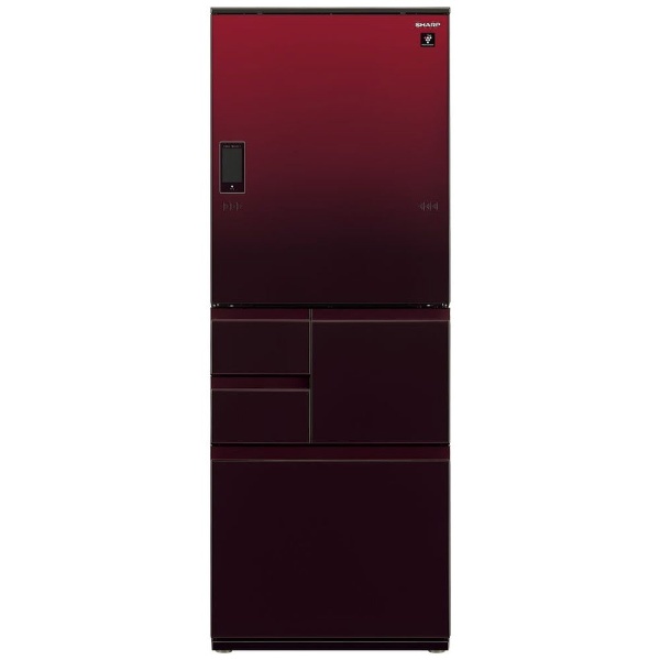 SJ-WX55E-R 冷蔵庫 プラズマクラスター冷蔵庫 グラデーションレッド [5 