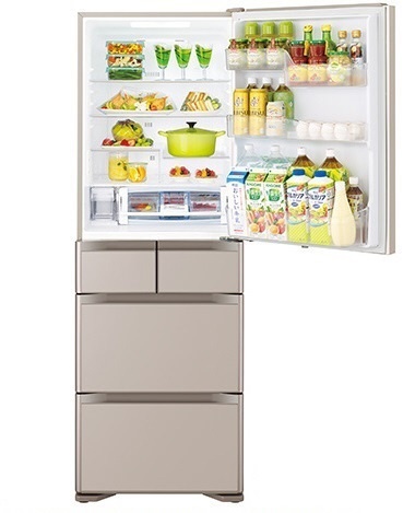 売れ筋がひ！ 5ドア冷蔵庫 HITACHI R-S50J 2019年製 501L 冷蔵庫 