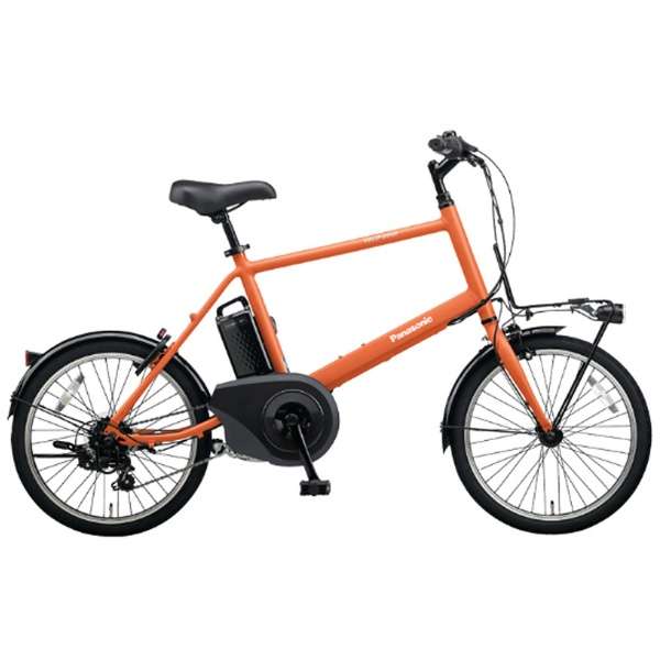 【eバイク】 20型 電動アシスト自転車 ベロスター・ミニ(メタリックオレンジ/外装7段変速) BE-ELVS07 K 【キャンセル・返品不可