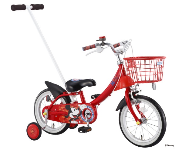 14型 子供用自転車 カジとり カジー14(レッド/ミッキーマウス)0268 