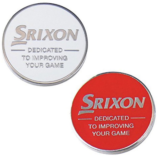 ボールマーカー SRIXON スリクソン Tマーカー 2個セット(直径28mm×2