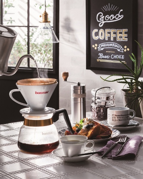 ｂｏｎｍａｃ（ボンマック）V型磁器ドリッパー ラッキーコーヒーマシン｜LUCKY COFFEE MACHINE 通販