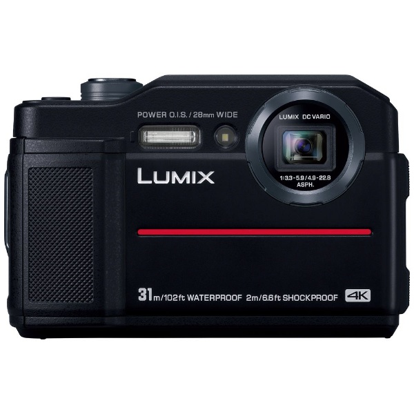 コンパクトデジタルカメラ LUMIX（ルミックス） DC-FT7（ブラック） DC