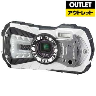 [奥特莱斯商品] 小型的数码照相机RICOH WG-40W(白)[生产完毕物品]