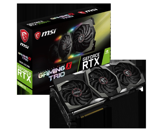 MSI GeForce RTX 2080 Ti GAMING X TRIO GeForceRTX2080TiGAMINGXTRIO 【バルク品】