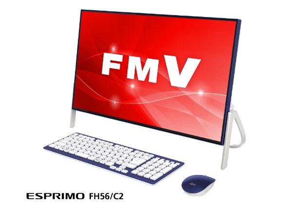 ESPRIMO FH56/C2 FMVF56C2LB ホワイト×ネイビー [23.8型 /intel Core i3 /メモリ：4GB  /HDD：1TB /2018年6月モデル]