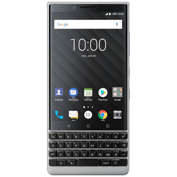 BlackBerry key2 64GB silver SIMフリー