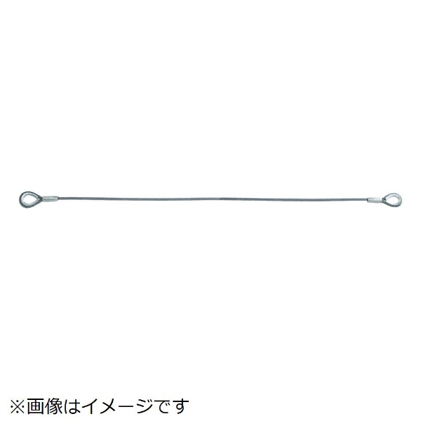 発売モデル ＴＲＵＳＣＯ ワイヤロープスリング Ｅタイプ 限定タイムセール １２ｍｍＸ１．５ｍ アルミロック