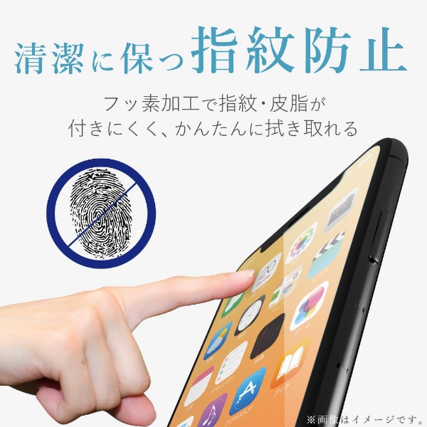 iPhone XR 6.1インチ ガラスフィルム PM-A18CFLGG エレコム｜ELECOM
