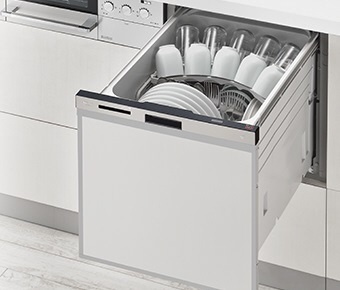 ビルトイン食器洗い乾燥機 シルバー RSW-C402C-SV [4人用 /ミドル(浅型)タイプ] リンナイ｜Rinnai 通販