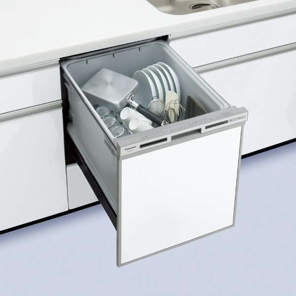 RSW-405AA-SV Rinnai シルバー ビルトイン食器洗い乾燥機 (浅型スライドオープンタイプ 5人用) - 3