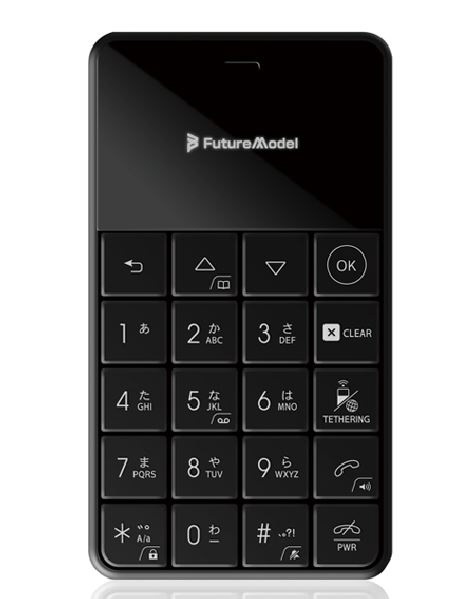 FutureModel フューチャーモデル NichePhone-S-4G ブラック「MOB-N18